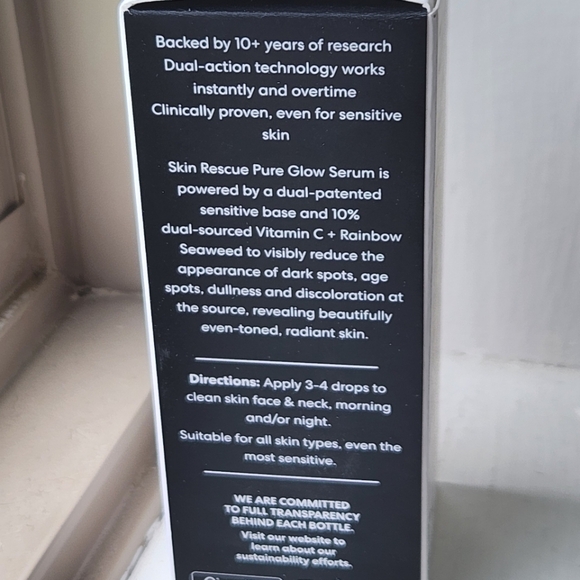 NIB BARE MINERALS SKIN RESCUE PURE GLOW SERUM - Picture 12 of 15